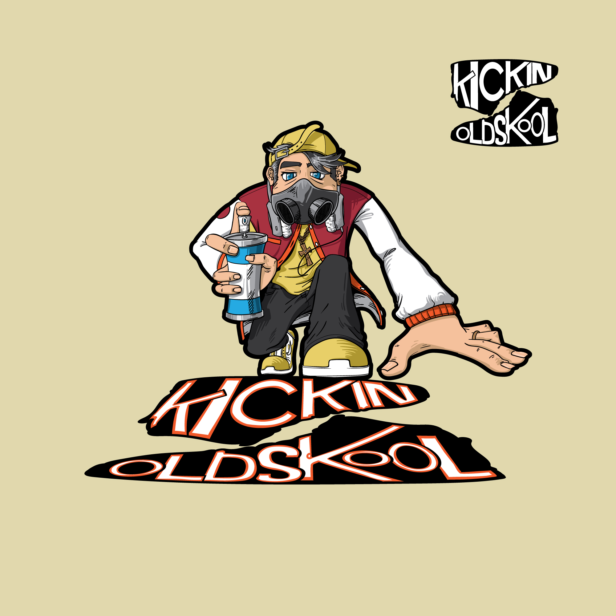 Character Design by hanartall for Kickin Oldskool | Design #27936336