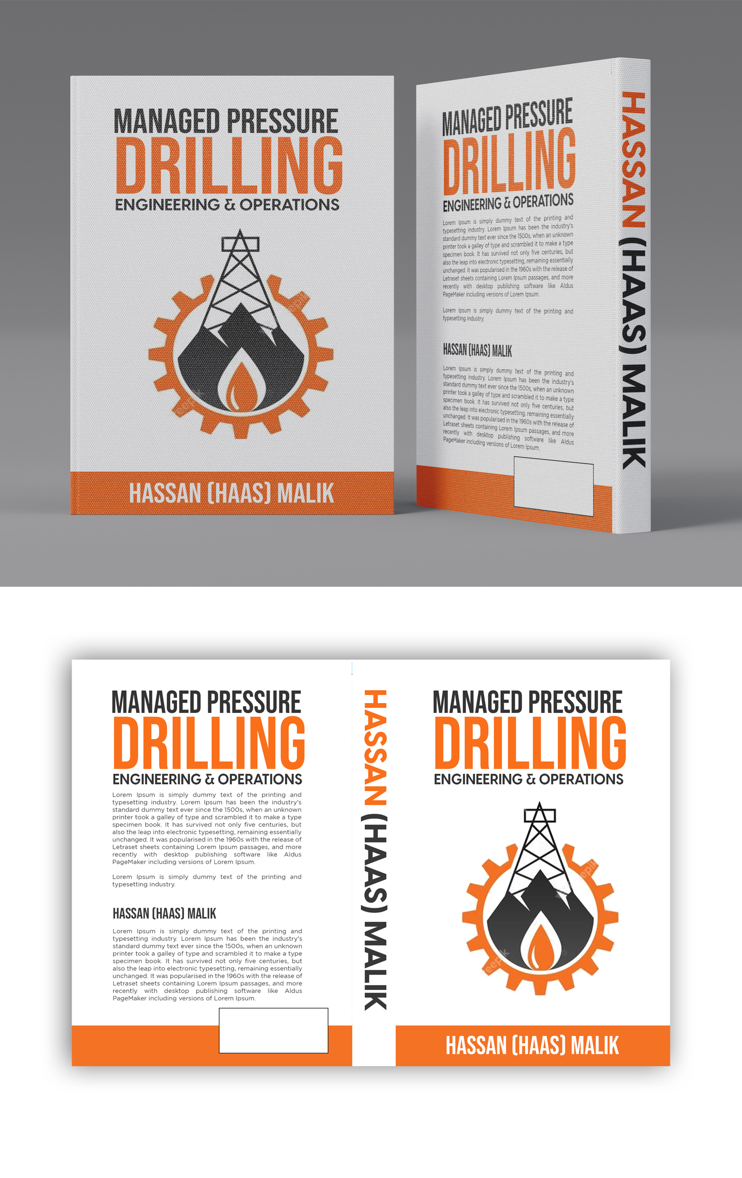 Book Cover Design by debdesign for Akute Drilling  | Design #27906357