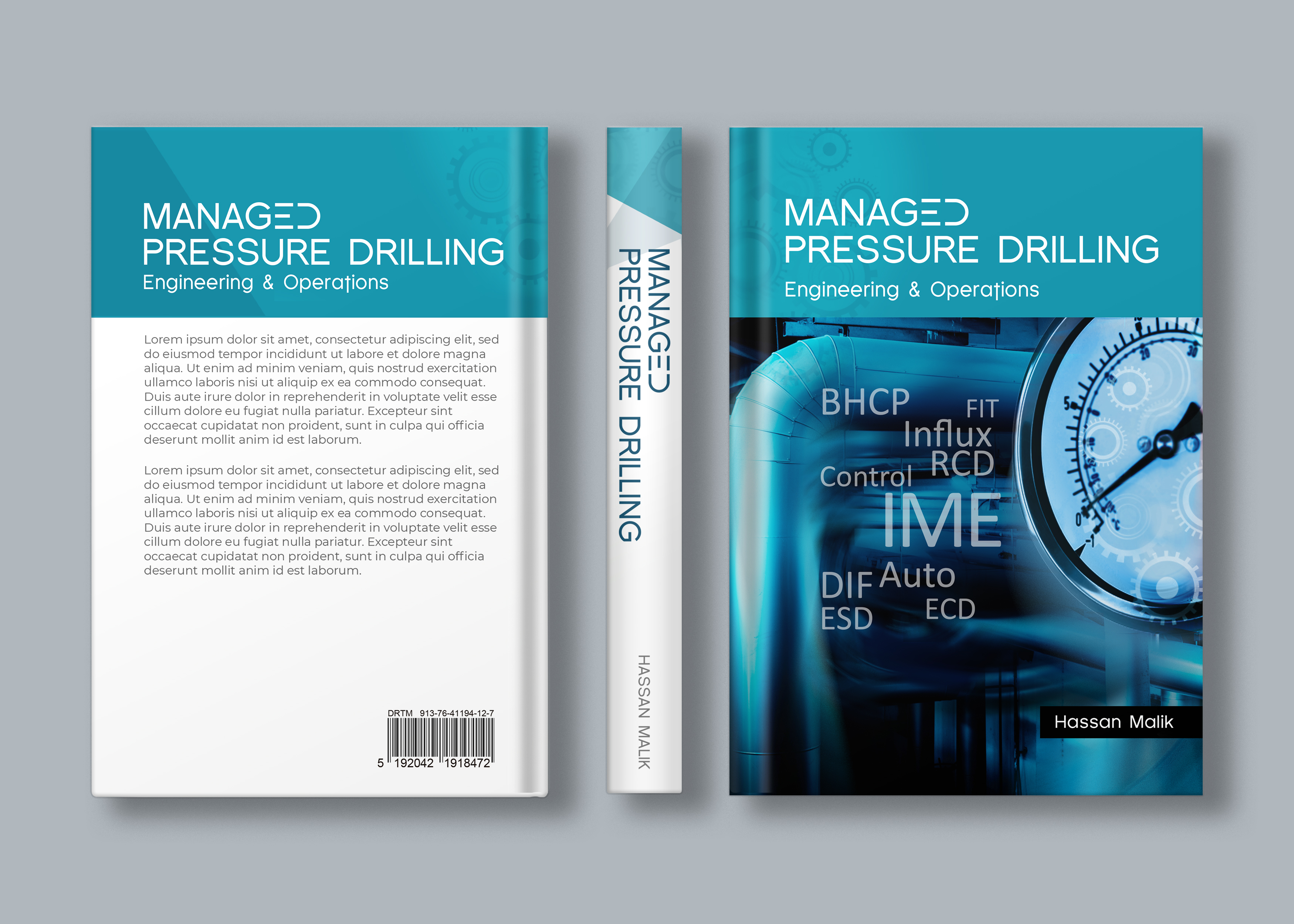 Book Cover Design by vigie for Akute Drilling  | Design #27908347