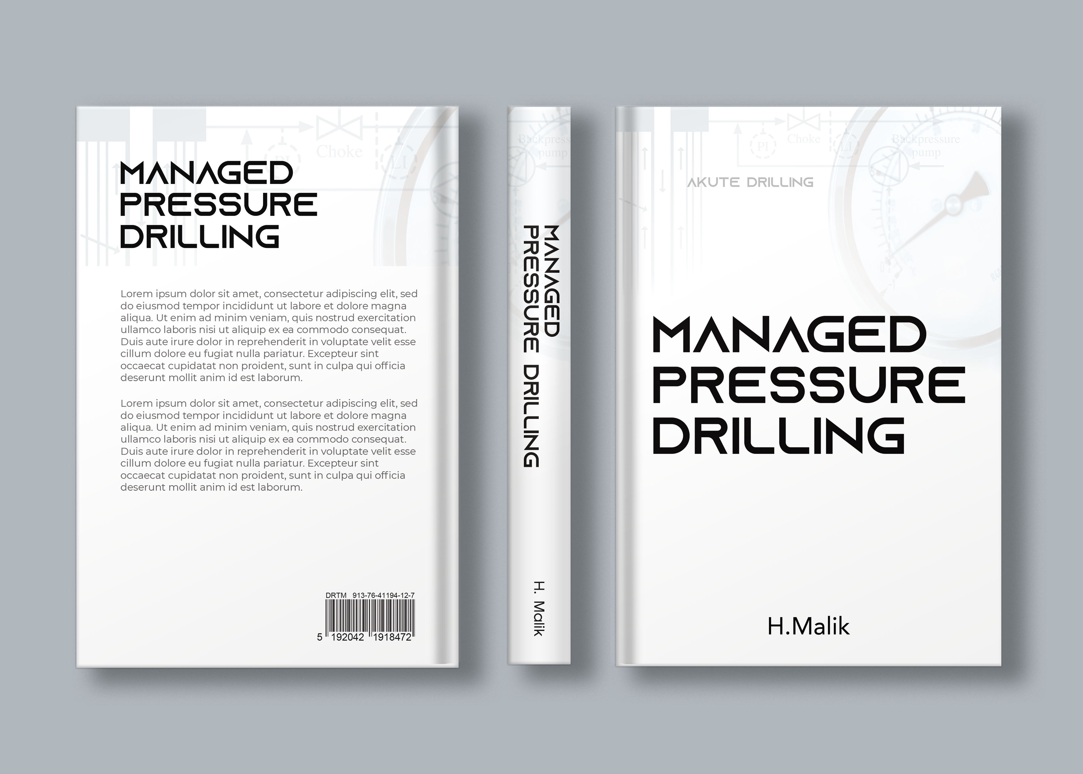 Book Cover Design by vigie for Akute Drilling  | Design #27944343