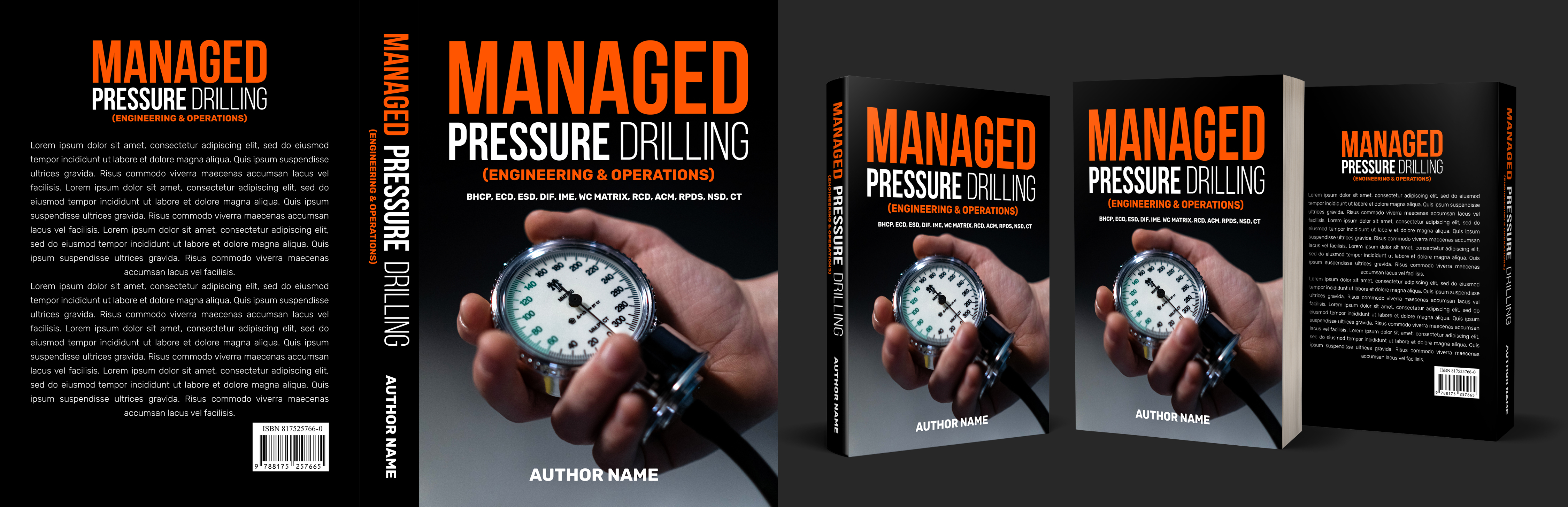 Book Cover Design by aj for Akute Drilling  | Design #27919149