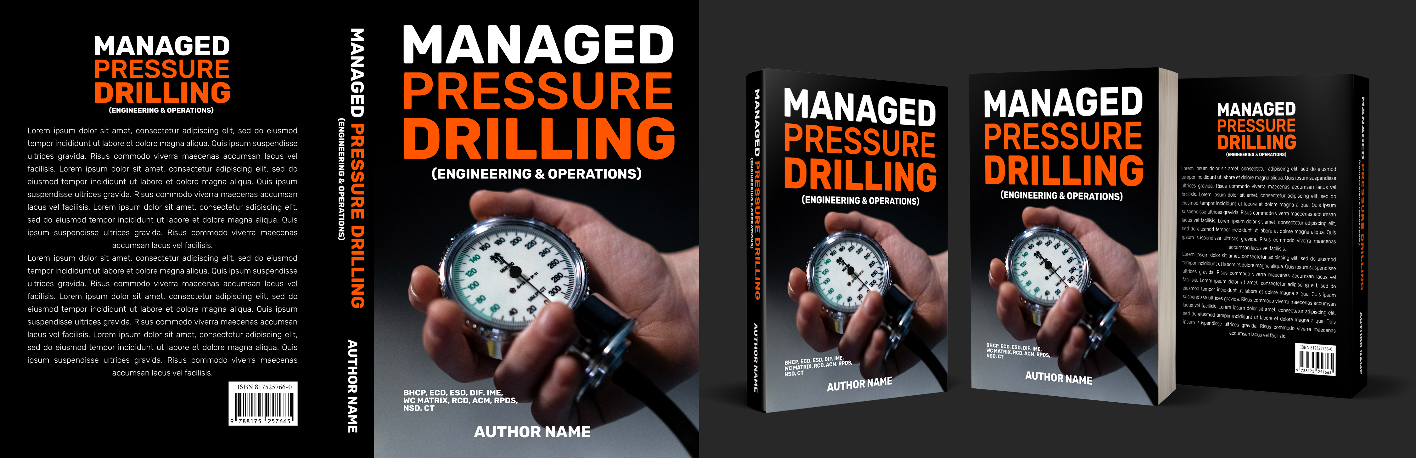 Book Cover Design by aj for Akute Drilling  | Design #27919157