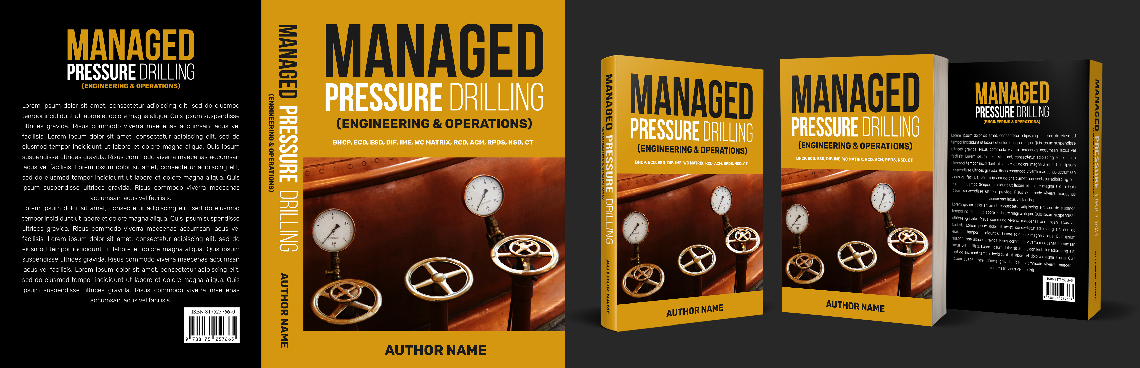 Book Cover Design by aj for Akute Drilling  | Design #27919160