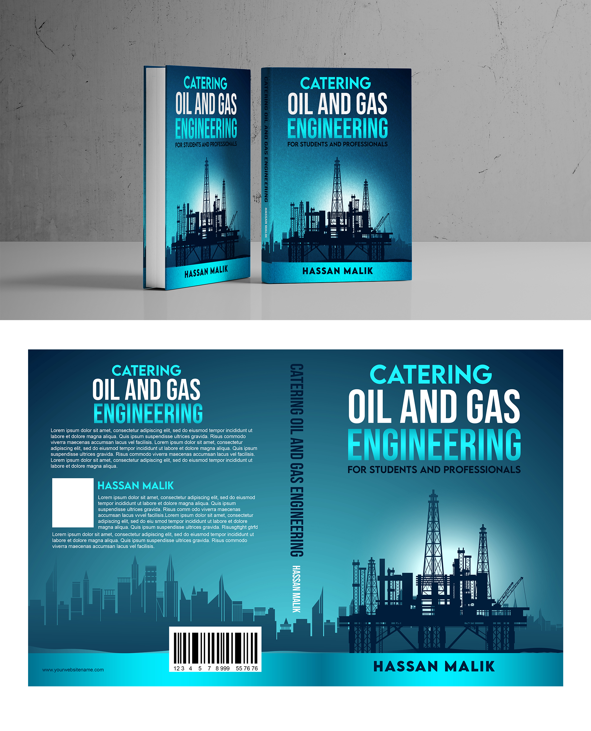 Book Cover Design by ZeneFashions for Akute Drilling  | Design #27904783