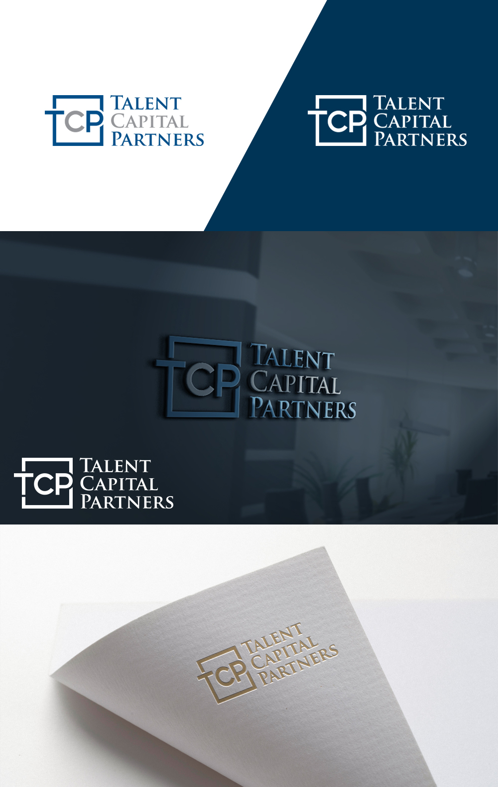 Logo Design by AL-BARAKAH for Talent Capital Partners  | Design #27900135