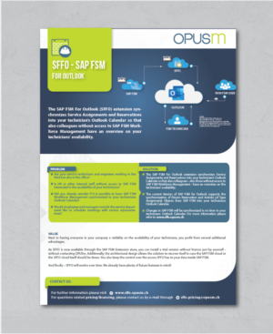 Design de Flyer par alex989 pour OPUSm AG | Design : #27903963