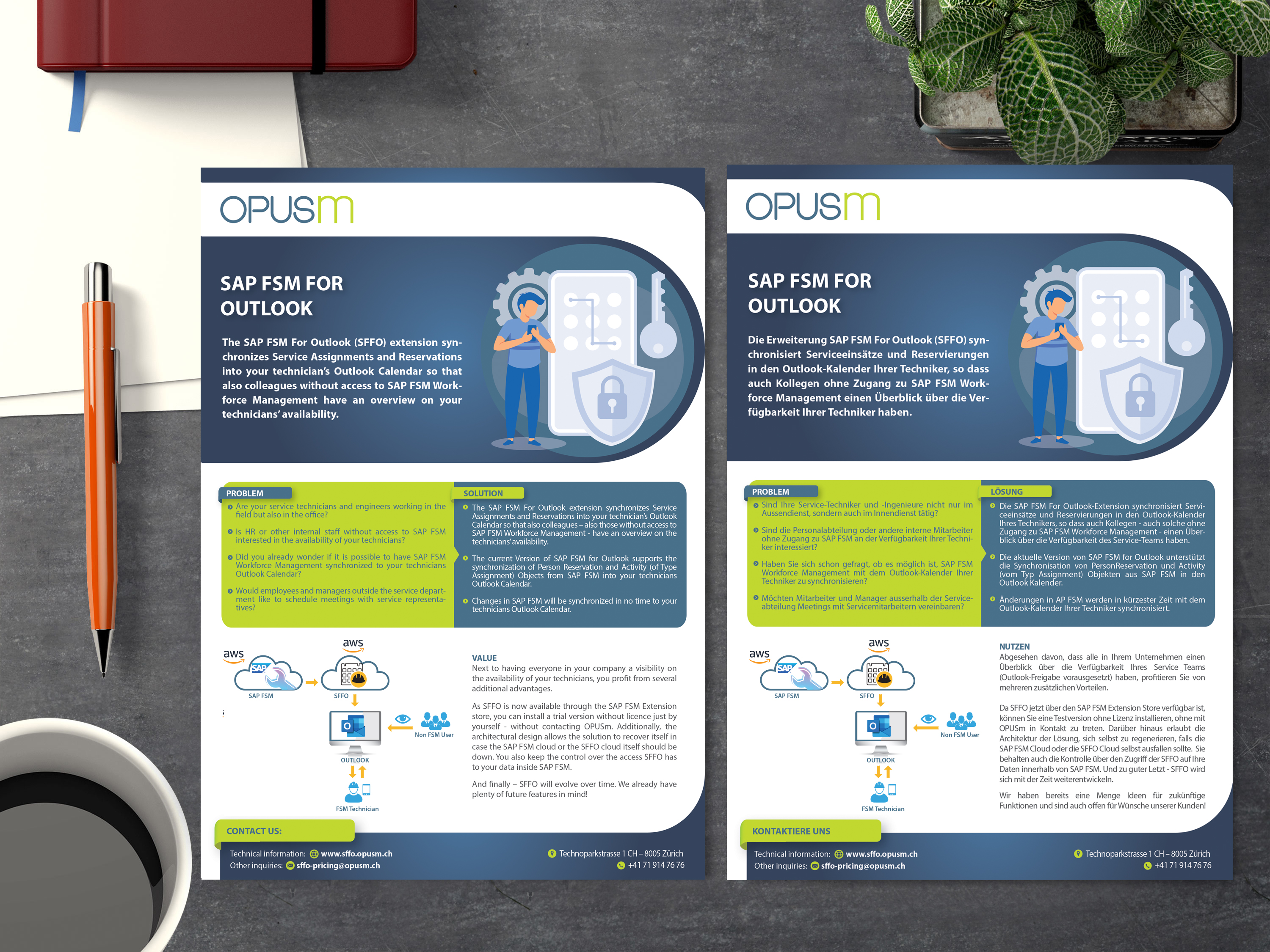 Diseño de Flyer por alex989 para OPUSm AG | Diseño #27910585