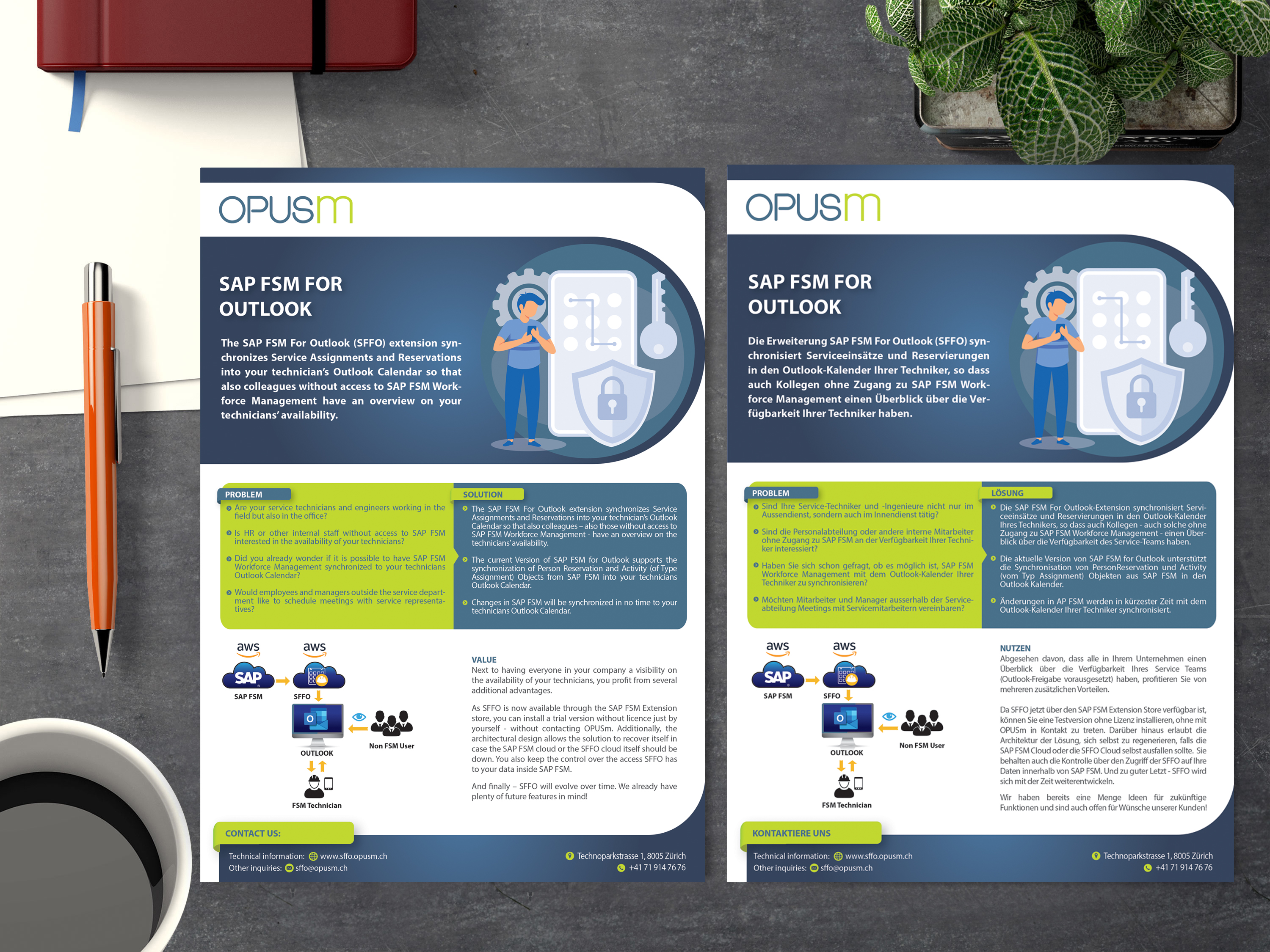 Design de Flyer par alex989 pour OPUSm AG | Design : #27913877