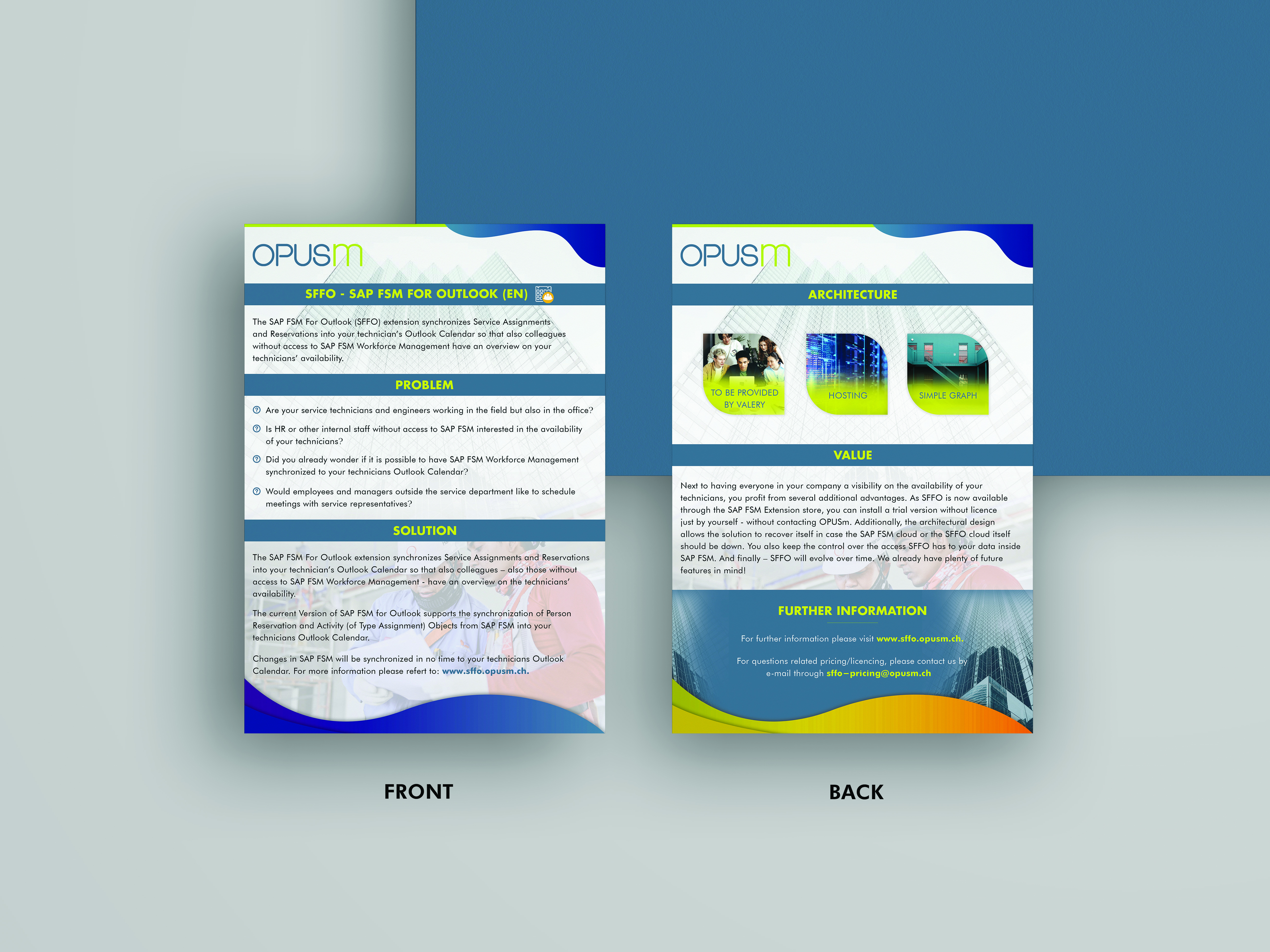 Flyer-Design von Desire Design Solutions für OPUSm AG | Design #27902207