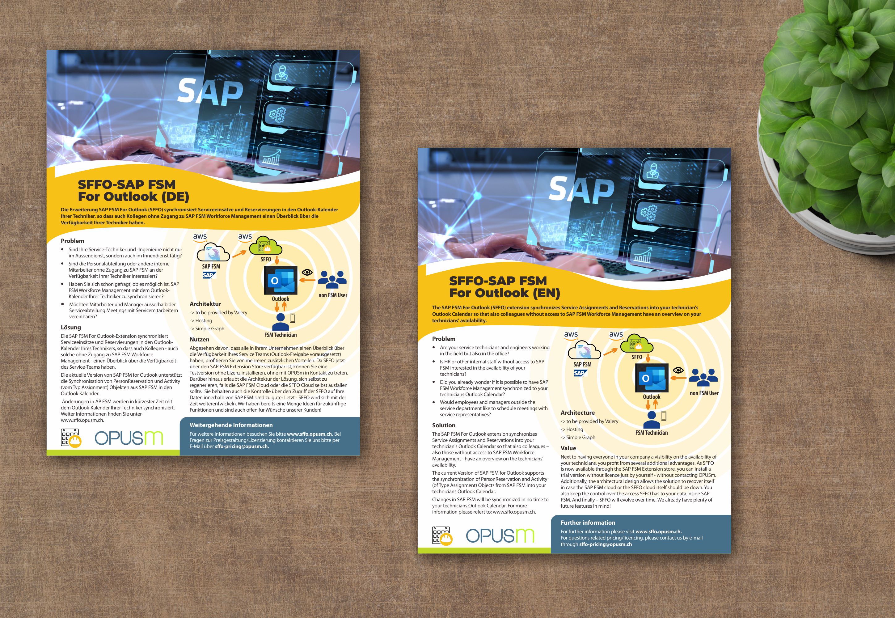 Diseño de Flyer por nng para OPUSm AG | Diseño #27901465