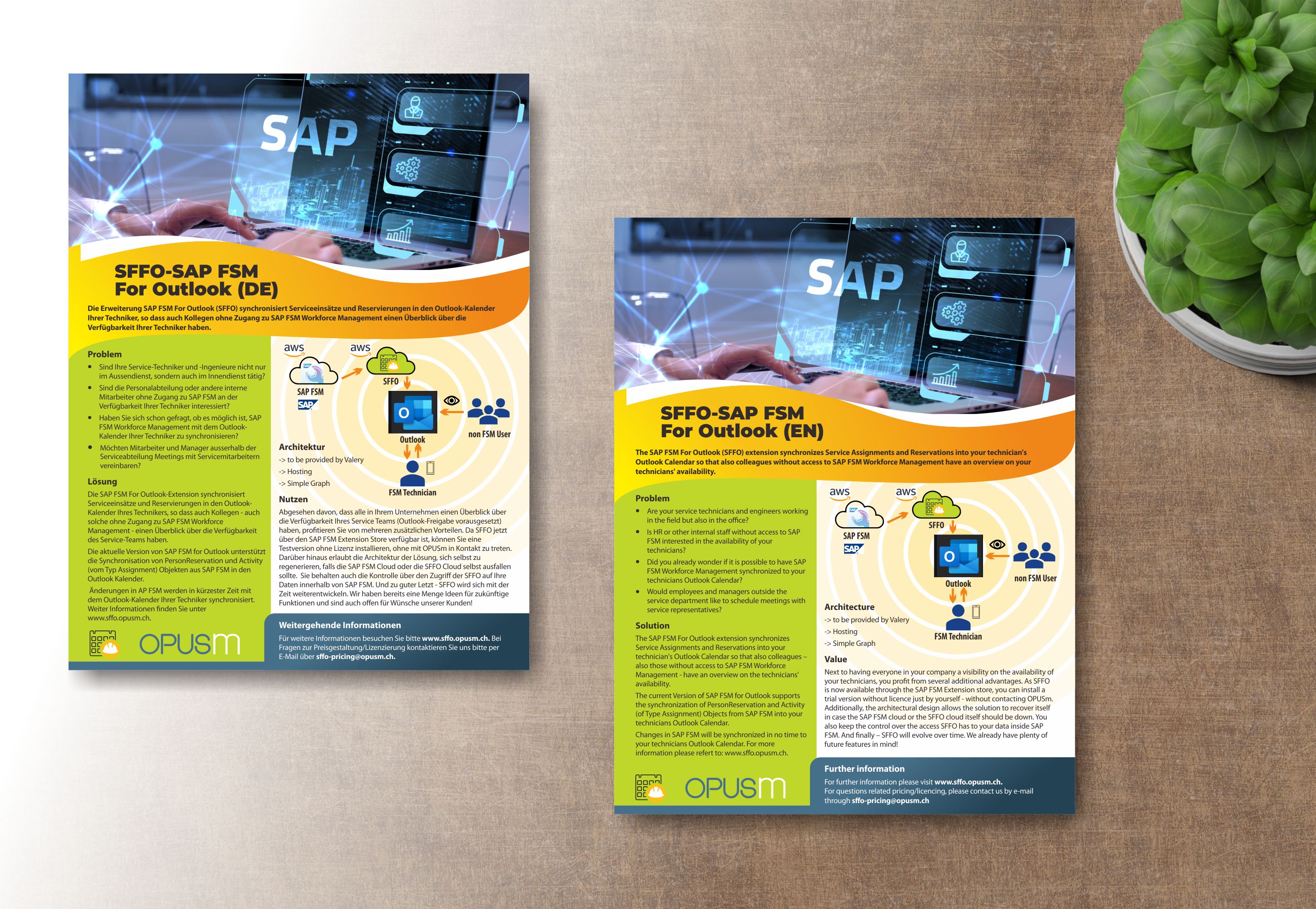 Diseño de Flyer por nng para OPUSm AG | Diseño #27901525