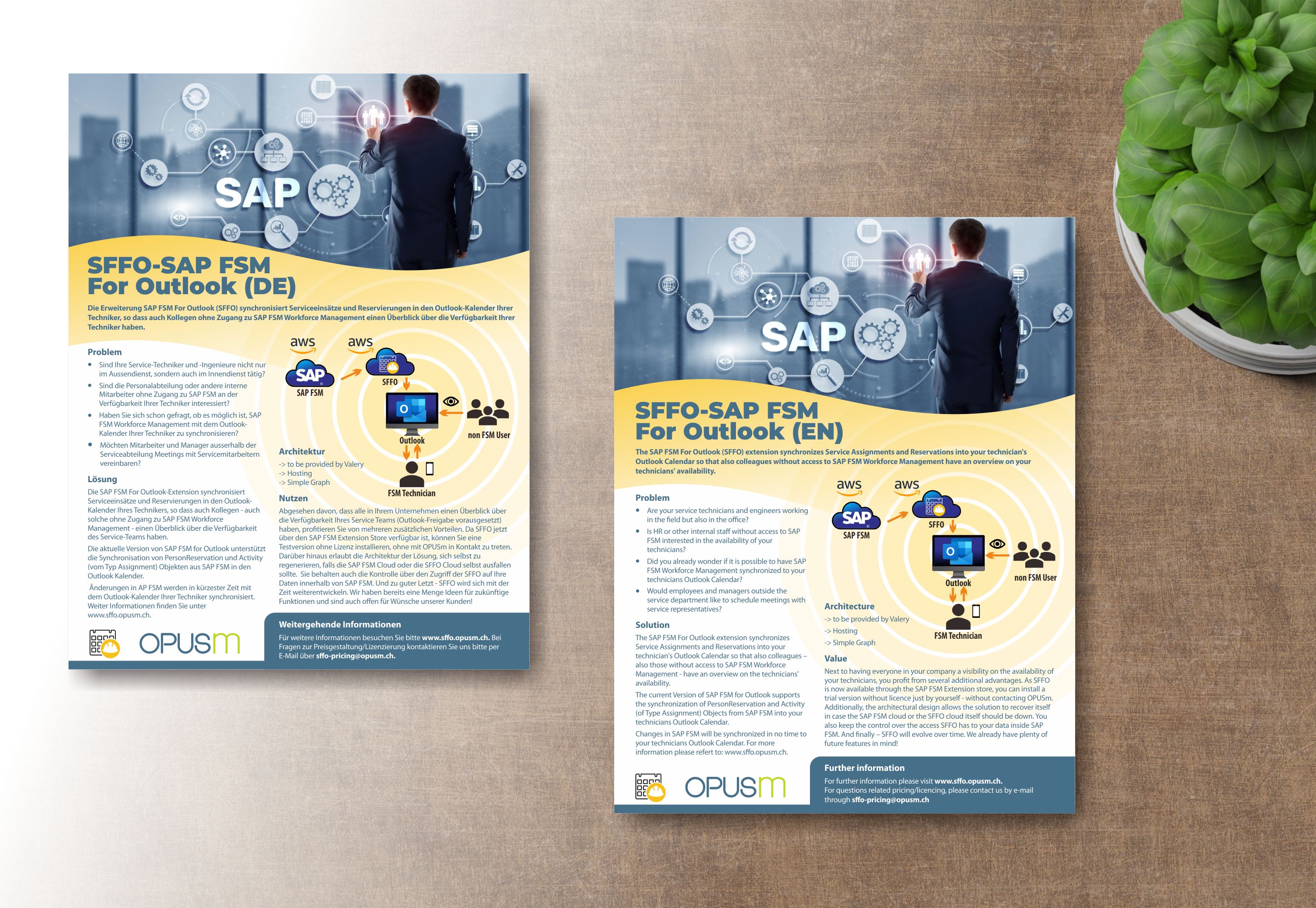 Diseño de Flyer por nng para OPUSm AG | Diseño #27904065