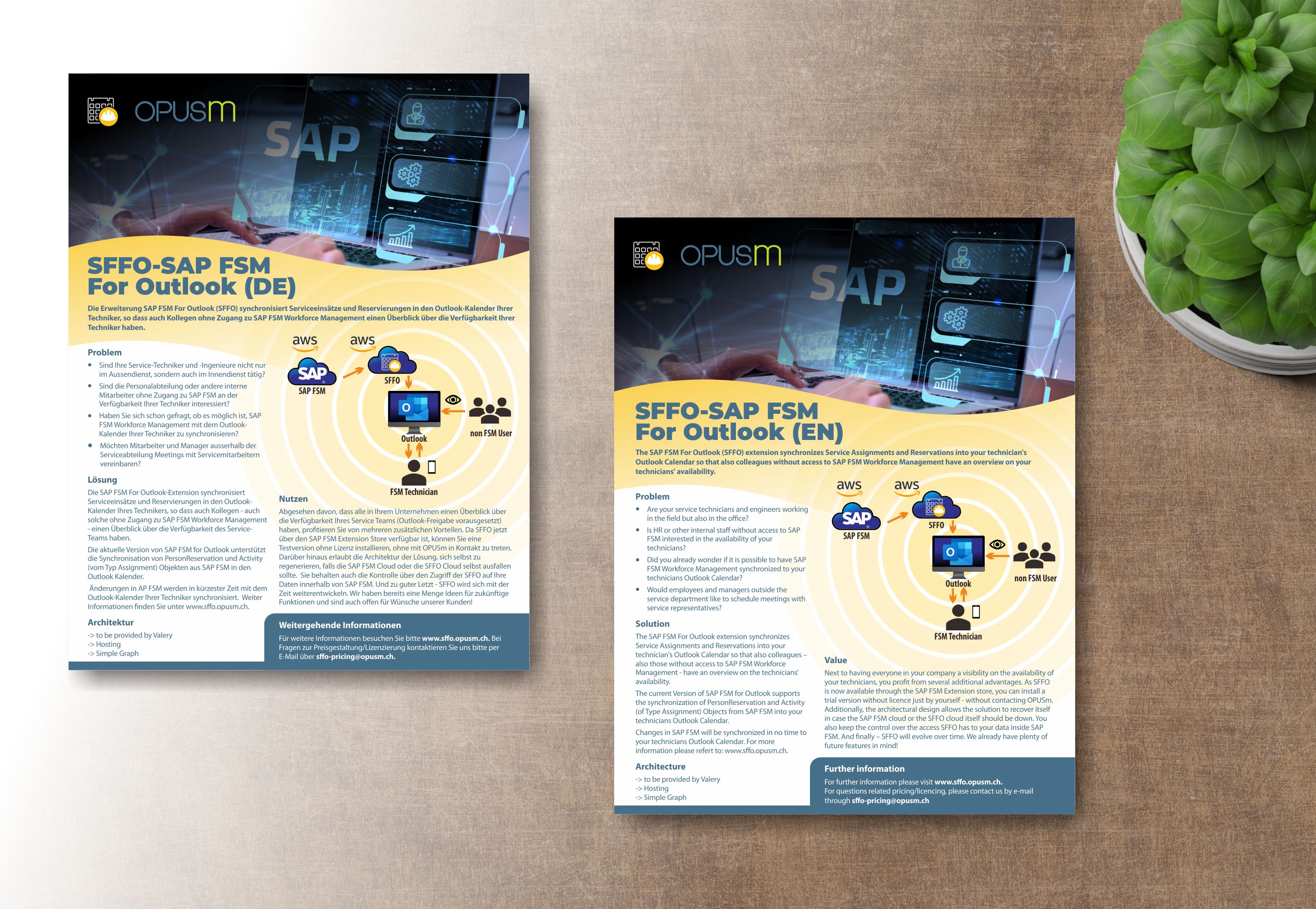 Diseño de Flyer por nng para OPUSm AG | Diseño #27904128