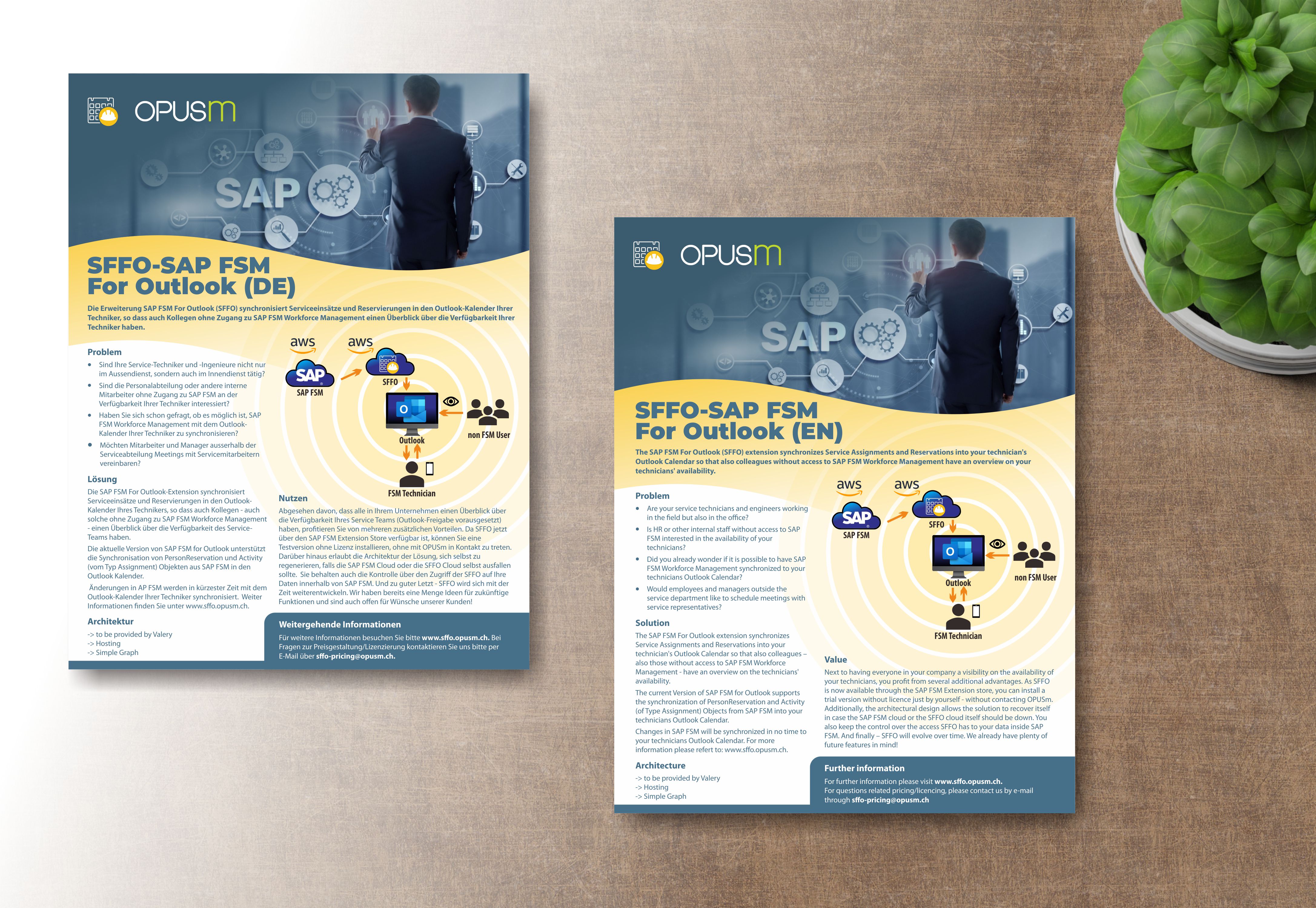 Diseño de Flyer por nng para OPUSm AG | Diseño #27904169