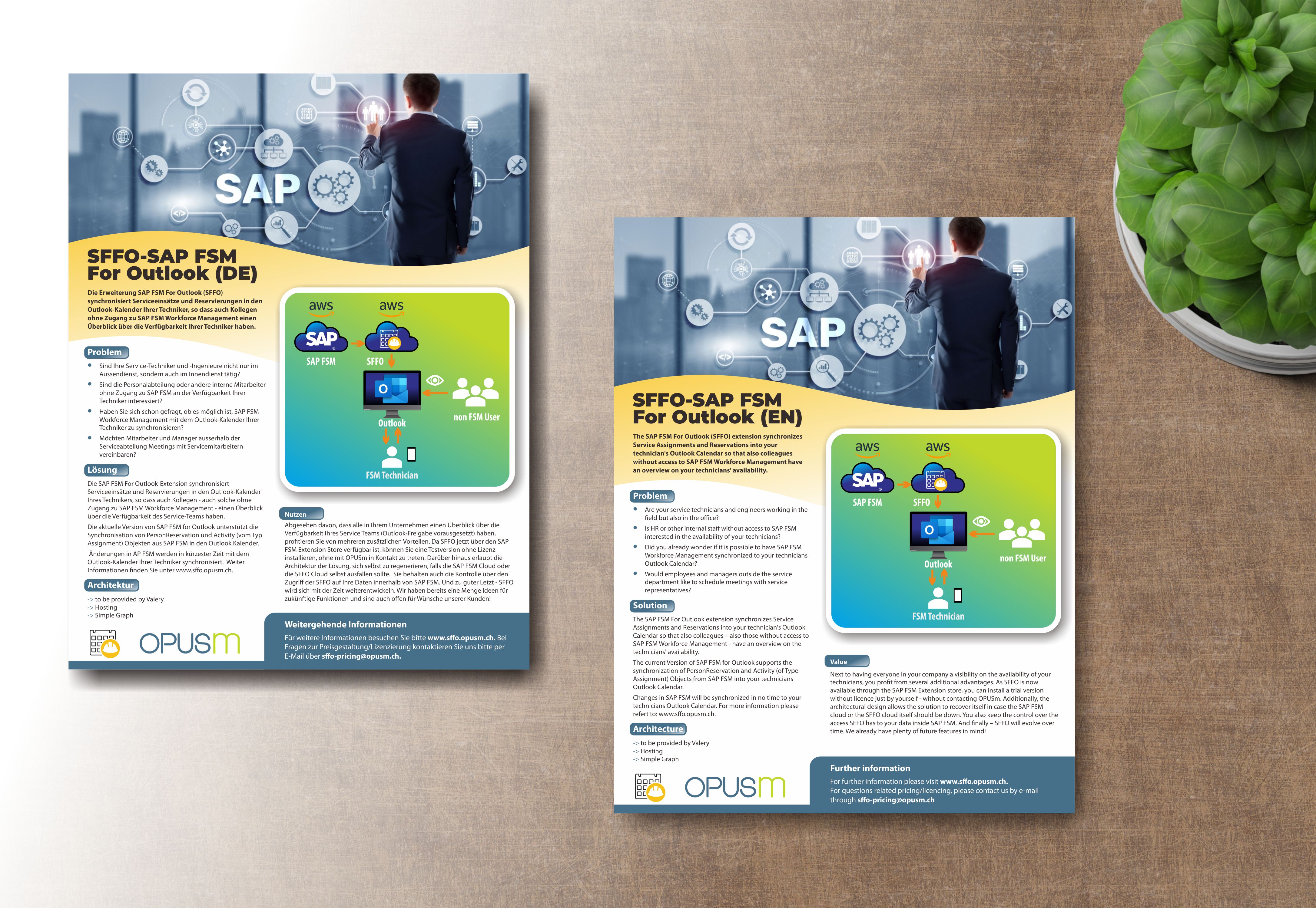 Diseño de Flyer por nng para OPUSm AG | Diseño #27905480