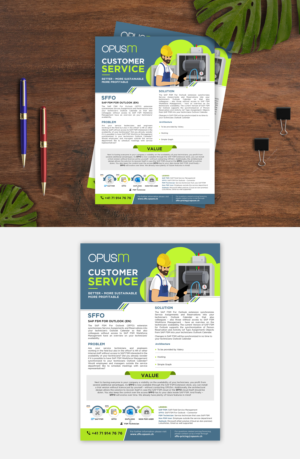 Diseño de Flyer por debdesign para OPUSm AG | Diseño: #27901657