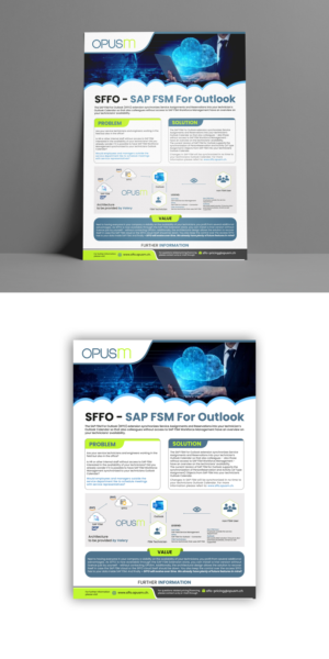 Diseño de Flyer por debdesign para OPUSm AG | Diseño: #27901811