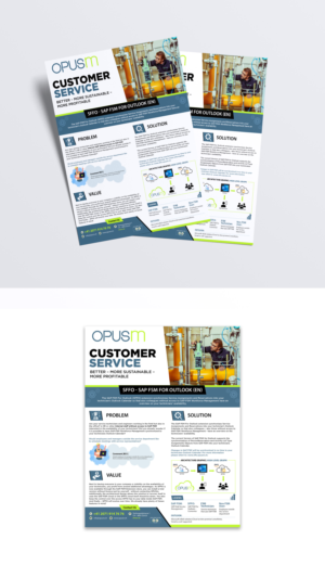 Design de Flyer par debdesign pour OPUSm AG | Design : #27901868