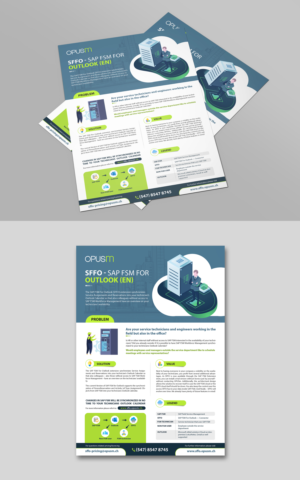 Product flyer for Cloud Solution | Flyer-Design von ZeneFashions