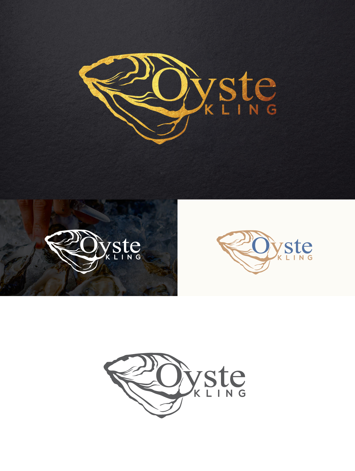 Logo Design by step forward 2 for Oyster Kling | Design #27900789