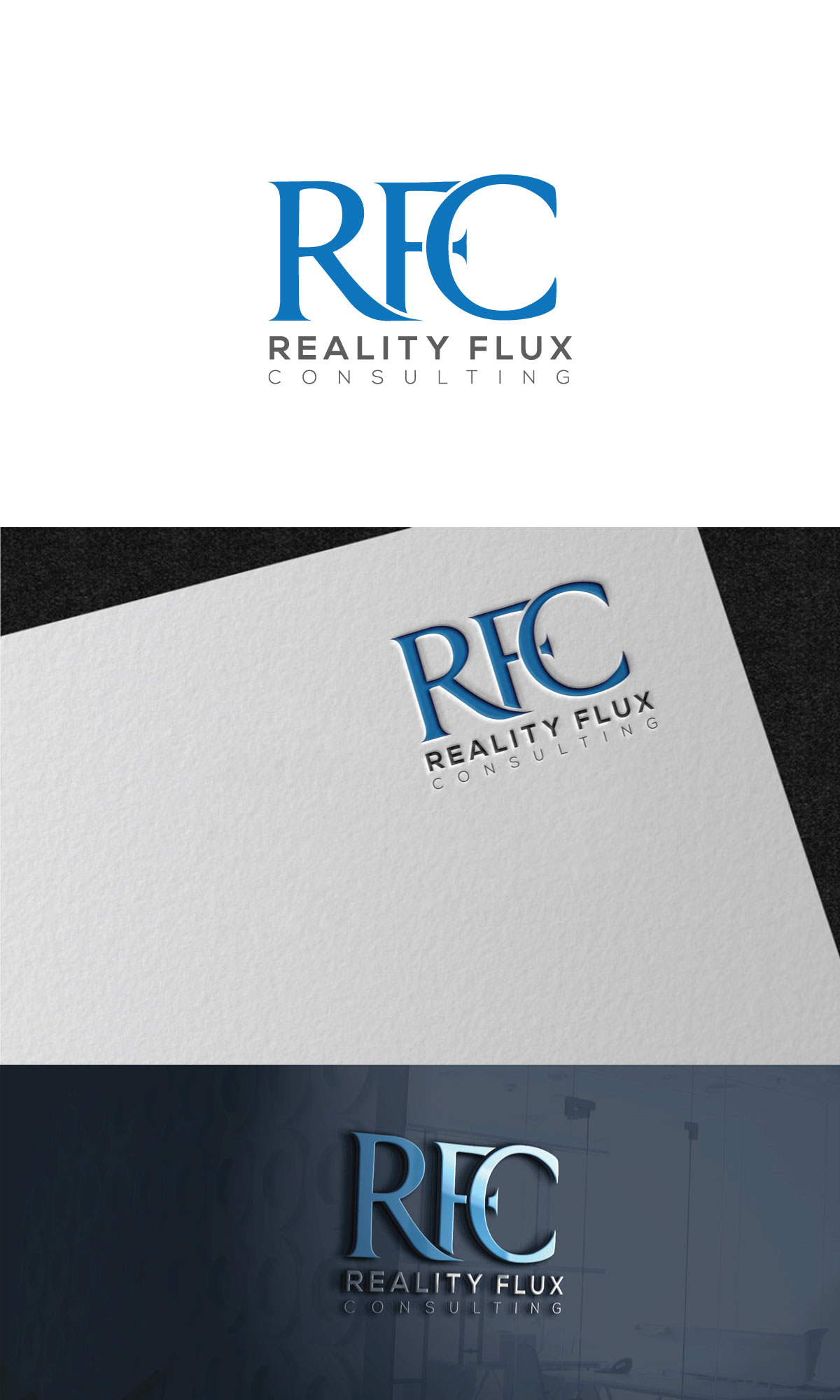 Logo Design by Onjumanara36 for Reality Flux Consulting, LLC | Design #27903449