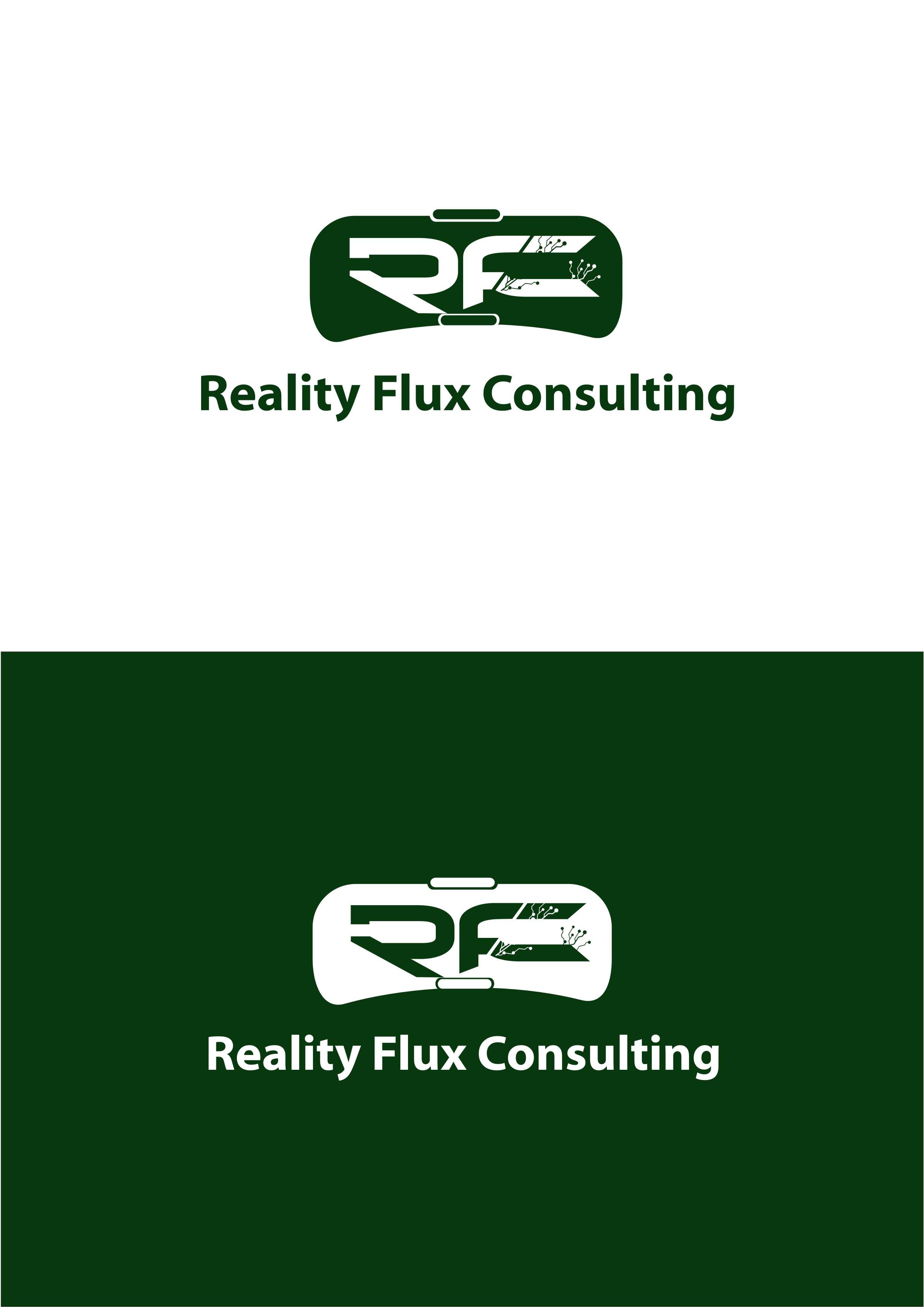 Logo Design by Jyd for Reality Flux Consulting, LLC | Design #27907839