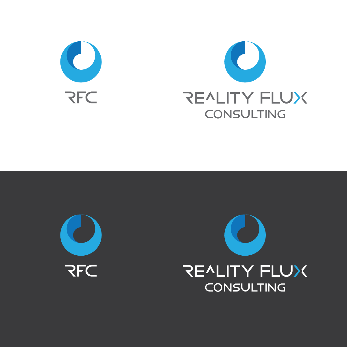 Logo Design by Lilie for Reality Flux Consulting, LLC | Design #27935966