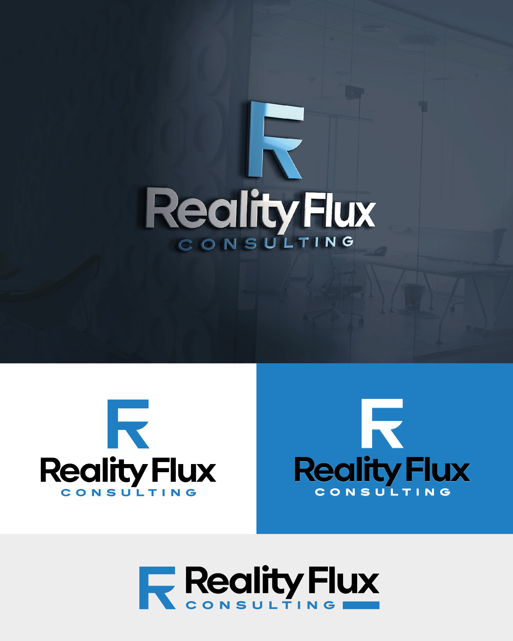 Logo Design by grrssn for Reality Flux Consulting, LLC | Design #27937424