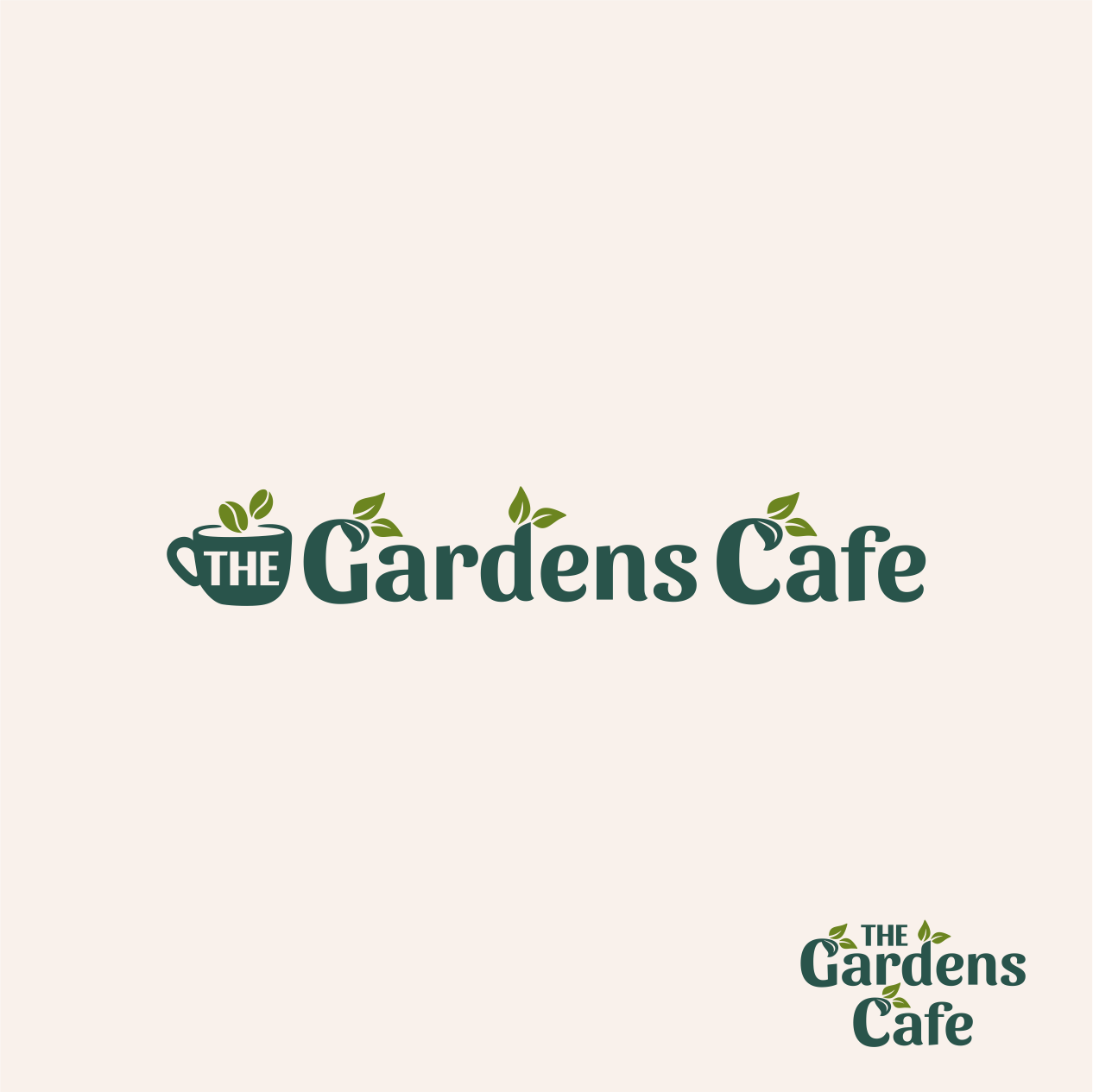 Logo Design by design.picnic for The Gardens Cafe | Design #27905854