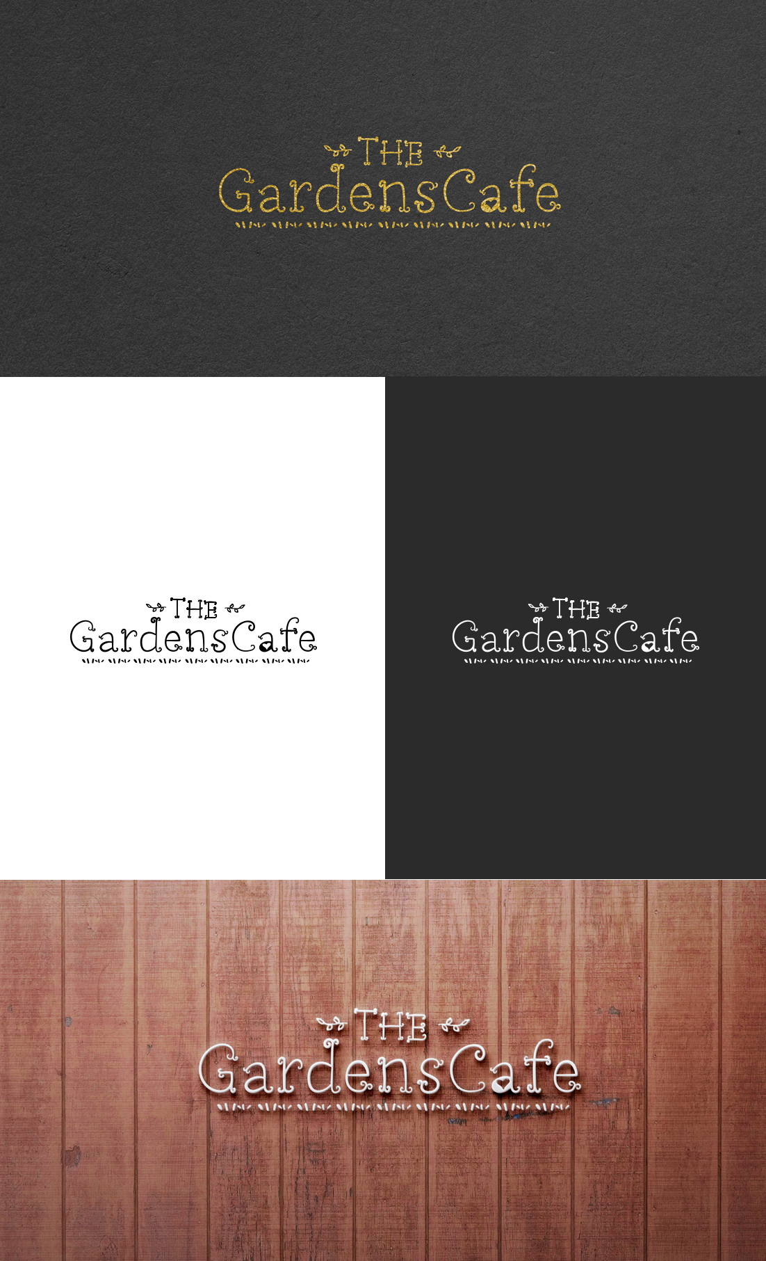 Logo Design by GLDesigns for The Gardens Cafe | Design #27904929