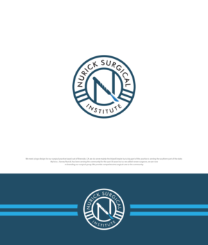 Simple but elegant logo/emblem with Nurick Surgical Institute on the side.  | Diseño de Logo por ecorokerz