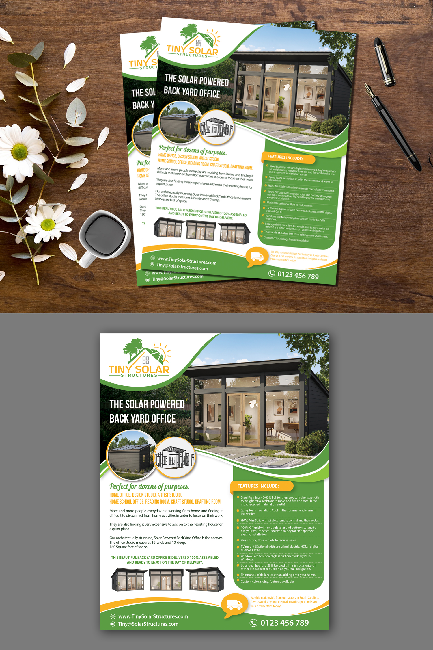 Diseño de Flyer por alex989 para este proyecto | Diseño #27910497