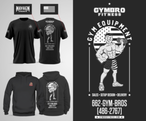 T-Shirt-Design von Sangkasa für Mayhem Strength LLC | Design: #27917421