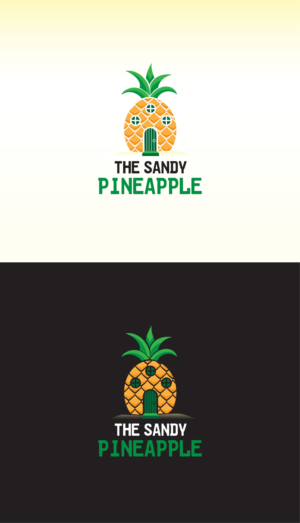 The Sandy Pineapple | Logo Design by Kira Graphics