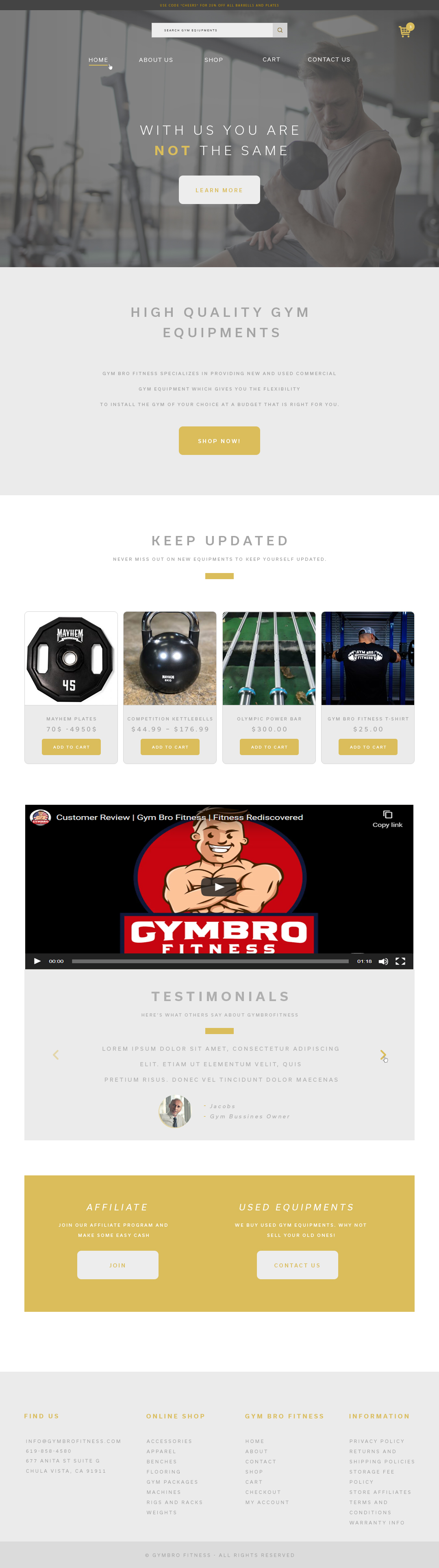 Web Design by MohammedM for Mayhem Strength LLC | Design #27932696