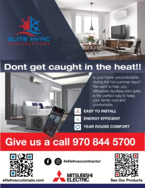 Elite Hvac Contractors needs flyer to attract new clients