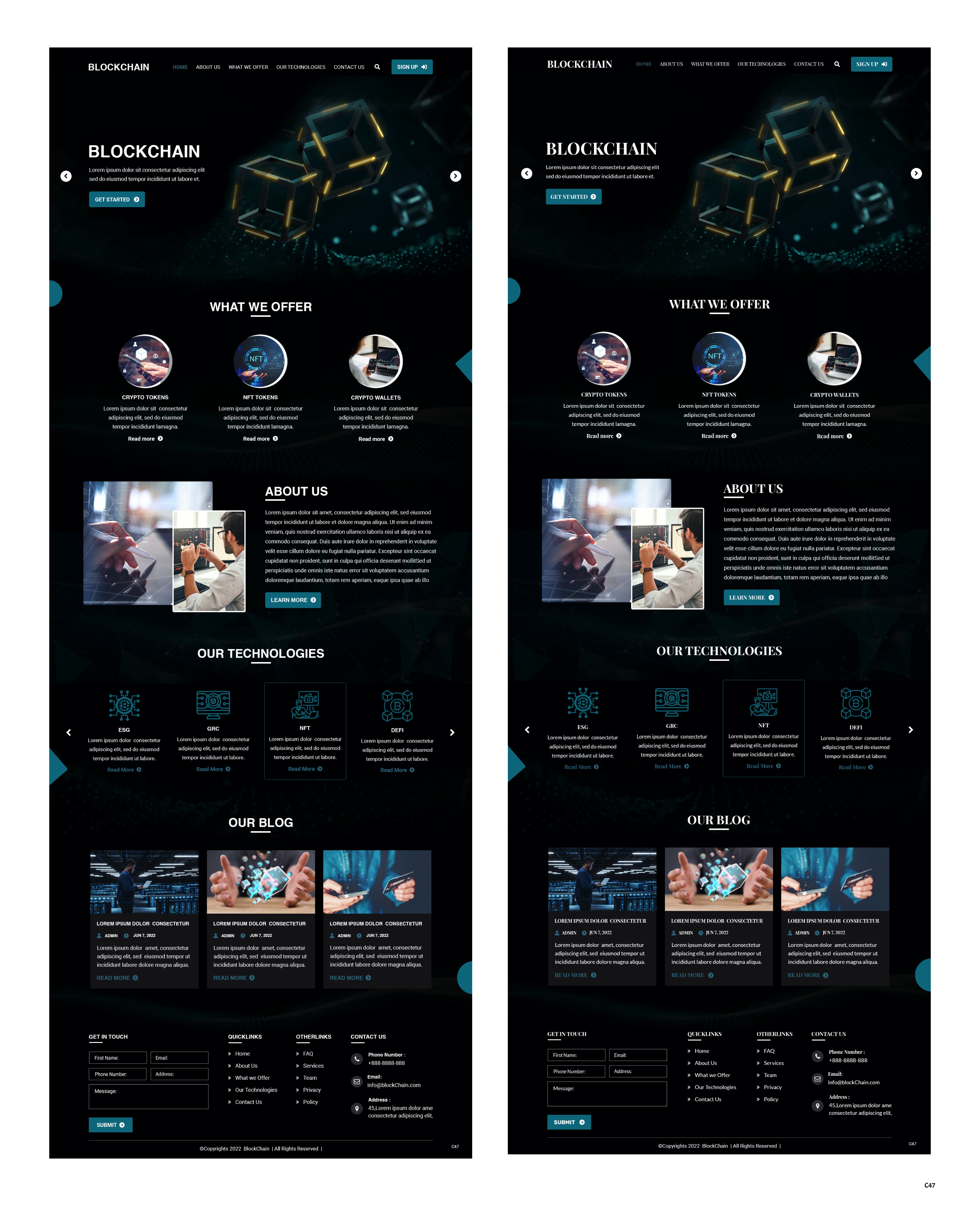 Web Design by pb for Ensurity | Design #27915351