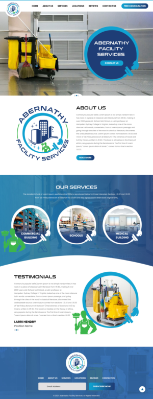 Web-Design von VC für Abernathy Facility Services | Design #27945772