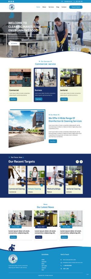 Web Design by pb for Abernathy Facility Services | Design: #27929162