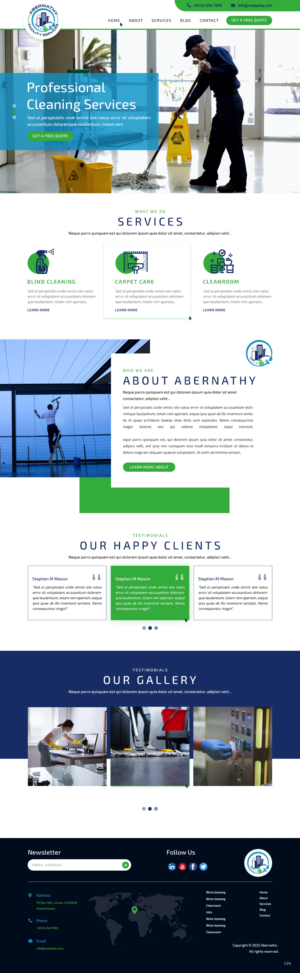 Web Design by pb for Abernathy Facility Services | Design: #27929165