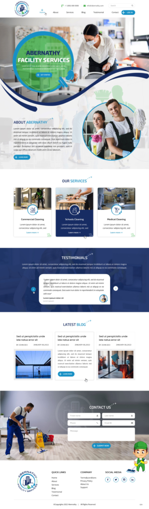 Web Design by pb for Abernathy Facility Services | Design: #27929176