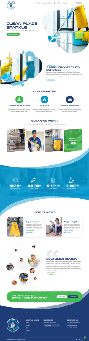 Web-Design von nzdesigners für Abernathy Facility Services | Design #27918821