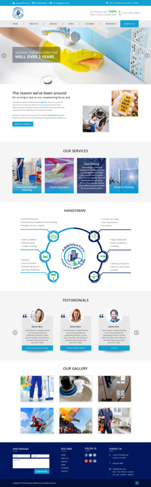 Web Design by onixdesign for Abernathy Facility Services | Design: #27910788