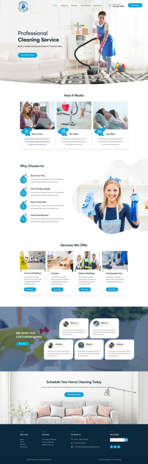 Web Design by Shijo John for Abernathy Facility Services | Design: #27930547
