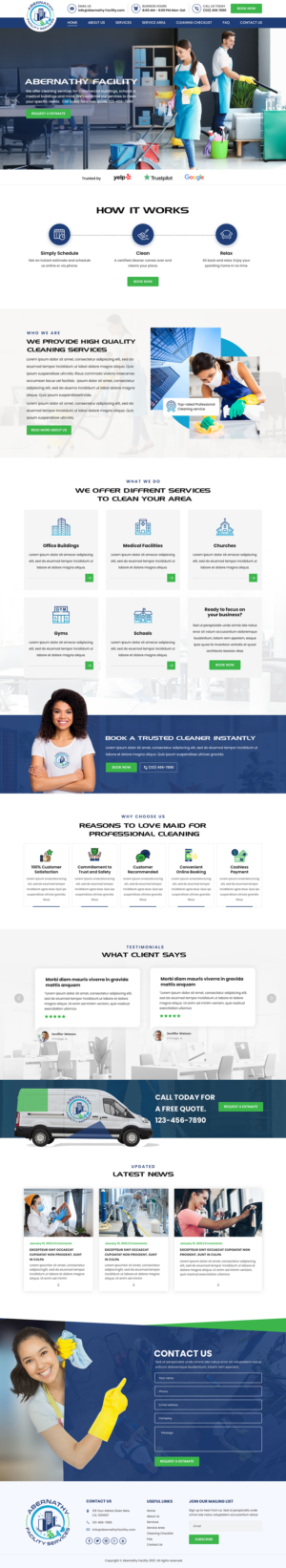 New Web Site - Professional Cleaning Company | Diseño Web por Titan Eagle