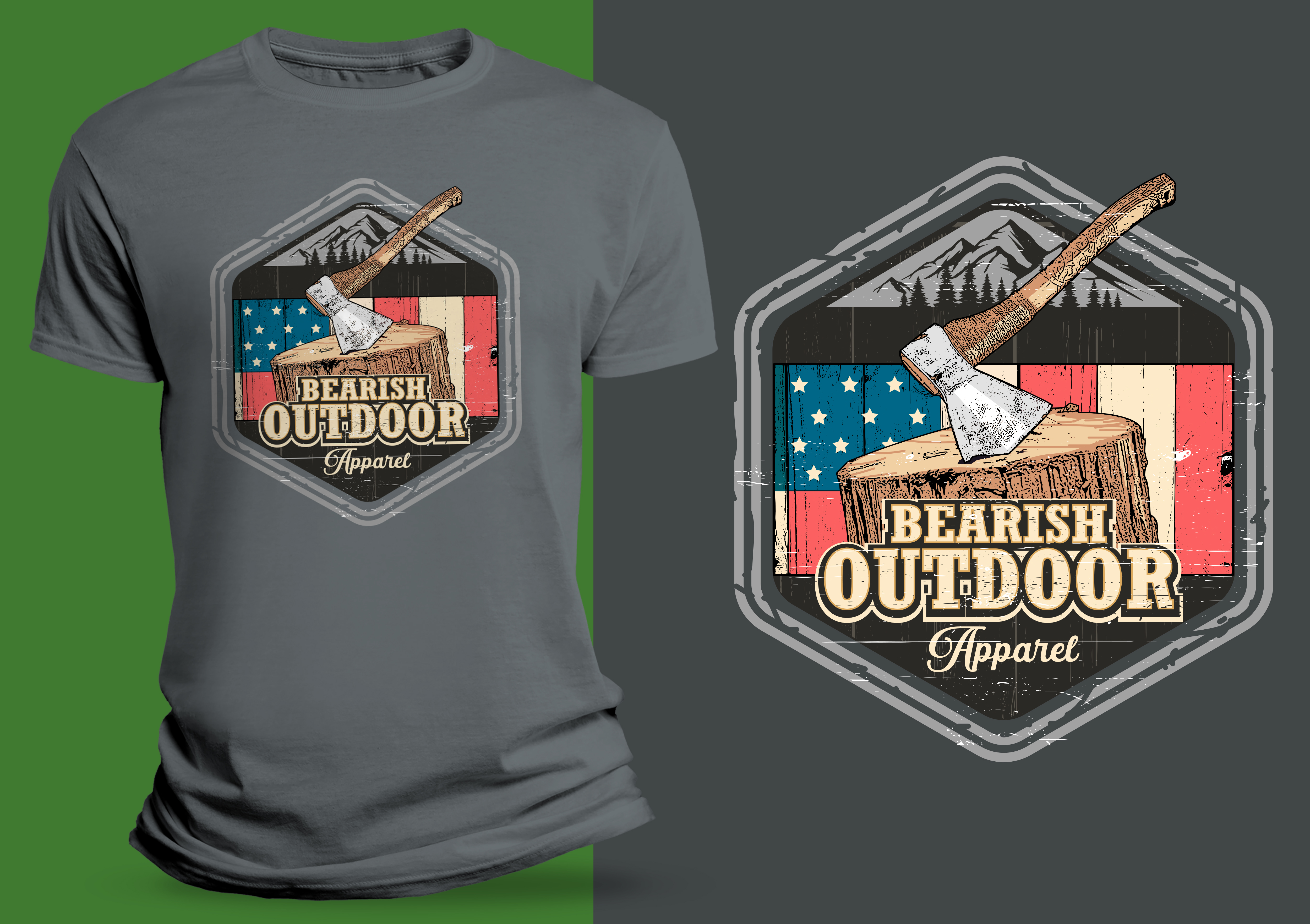 Graphic Design by SAI DESIGNS for Bearish Outdoors | Design #27938803