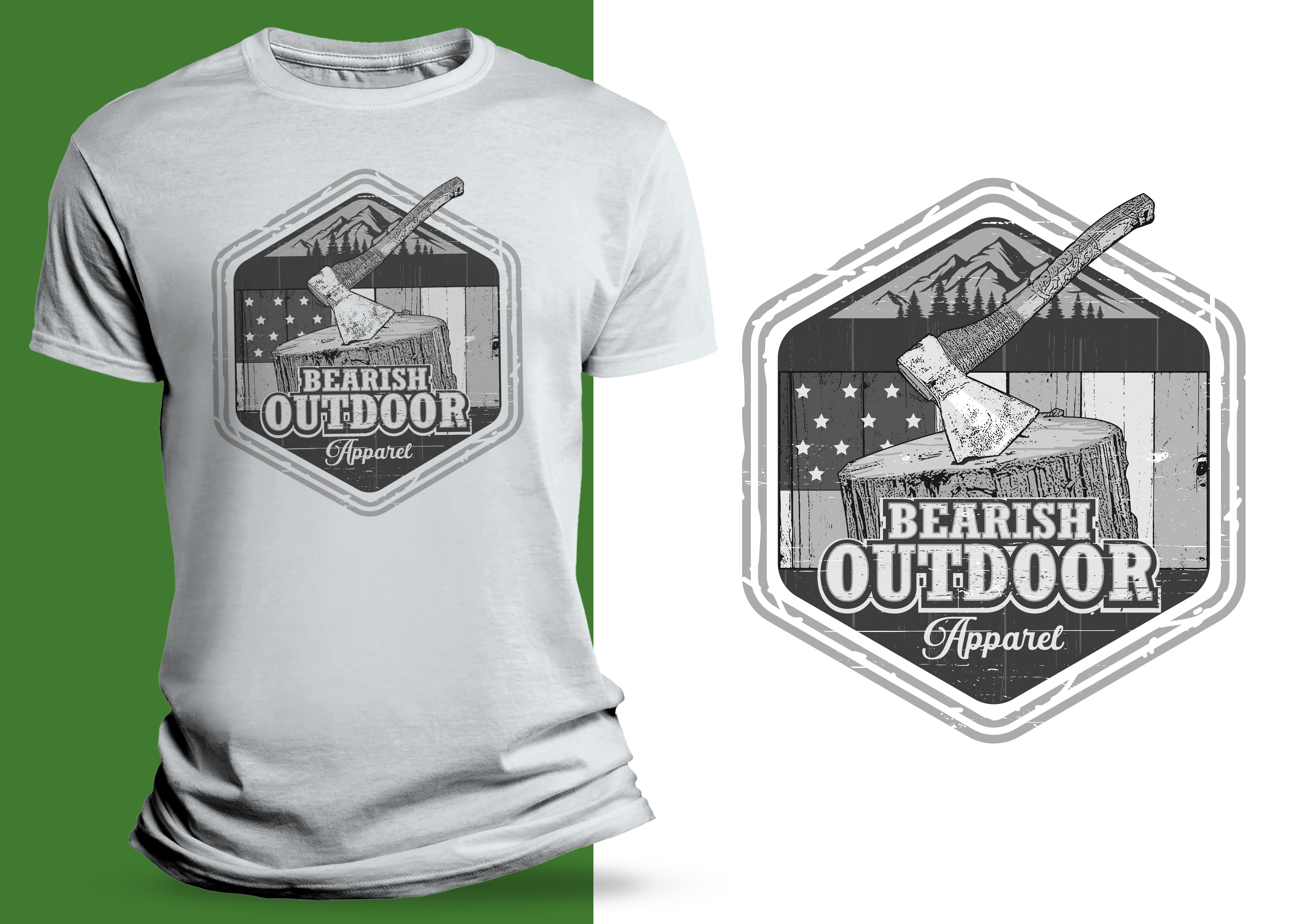 Diseño Gráfico por SAI DESIGNS para Bearish Outdoors | Diseño #27938807
