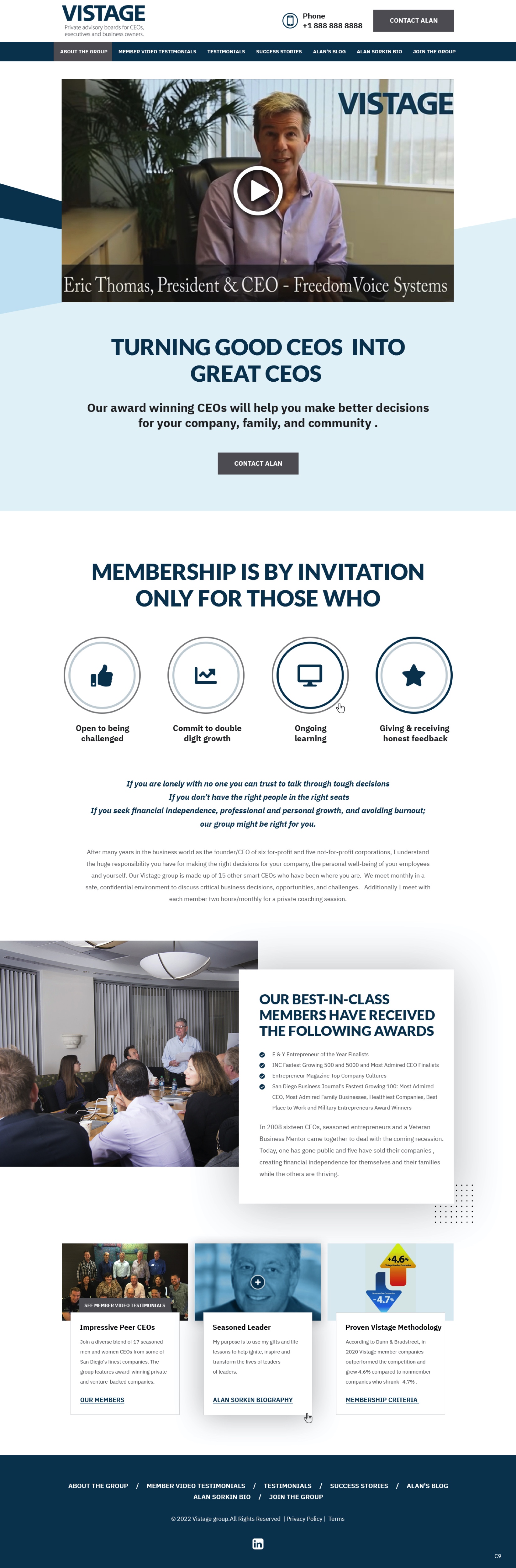 Web Design by pb for Vistage | Design #27915332