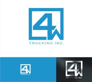 Logo Design by creative Sujsa for 4W Trucking Inc. | Design: #27913768