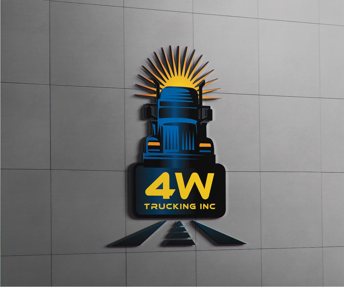 Logo Design by vincent.designpro for 4W Trucking Inc. | Design #27915550